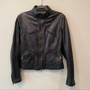 Real leather jacket M0851 size 8